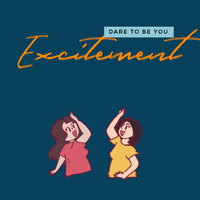 LifeBonder friends excitement lifebonder dare to be you GIF