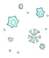 Snow Falling Winter Sticker