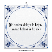 Humor Hoop Sticker by Tegelspreuken.nl