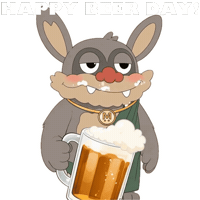 Drunk Happy Hour Sticker
