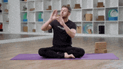 Relaxation Breathing Exercises GIF by YOGABODY