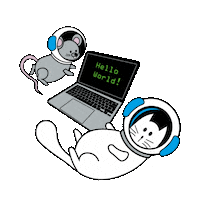 axondev spacecat axon axondev axonstickers Sticker