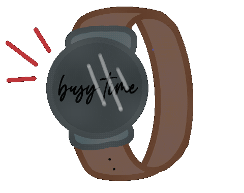 Time Working Sticker by Regina Awang