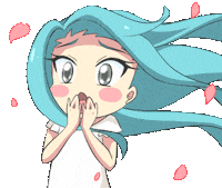 Shocked Cherry Blossom Sticker by Jin