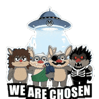 Happy Area 51 Sticker