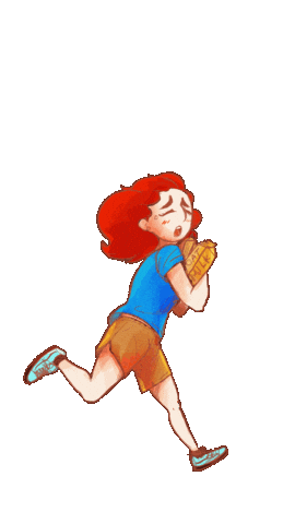 Oat Milk Running Sticker