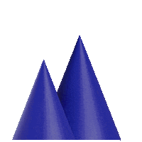 Sunset Hill Sticker by Morning Giants Studio