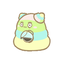 gachyiland coffee espresso awake energized Sticker