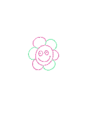 Happy Flower Sticker