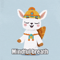 Wisdom Breath GIF by Llamaozi