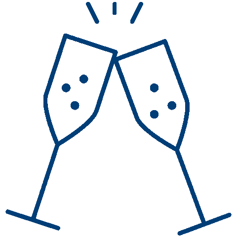 ElburgYachting giphyupload celebration cheers champagne Sticker
