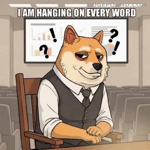 Bored Listening GIF by Doge Pound