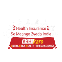 adityabirlahealth fitness health yoga insurance Sticker