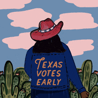 Vote Early Lone Star GIF by #GoVote
