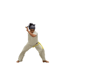 Axe Capoeira Sticker by capoeiraluebeckmli