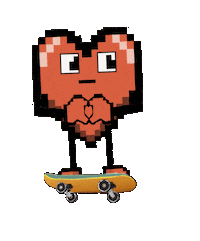 8-Bit Love Sticker by GT8Studios