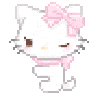 Cat Pixel Sticker