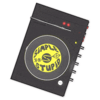 SimpleStupidRecords recordlabel aldn iayze midwxst Sticker