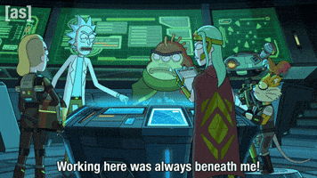 Working Rick And Morty GIF by Adult Swim
