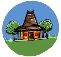 Indonesia Jakarta Sticker