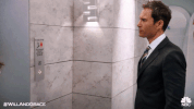 confused eric mccormack GIF by Will & Grace