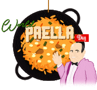 Valencia Paella Sticker by Estudio LaBase
