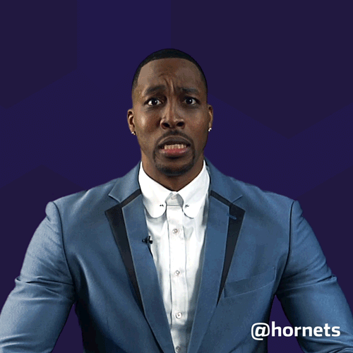 dwight howard nba GIF by Charlotte Hornets