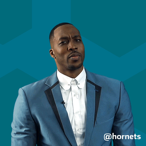dwight howard nba GIF by Charlotte Hornets