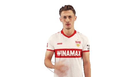 Vfb Stuttgart Thinking Sticker by Bundesliga