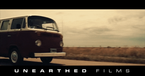 Driving Road Trip GIF by Unearthed Films