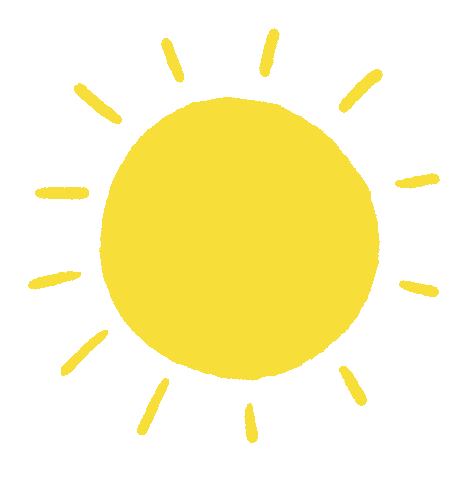 Happy Sun Sticker by Liana Hughes Creative