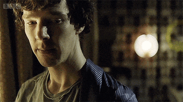 sherlock holmes smirk GIF by BBC