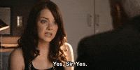 Emma Stone Yes GIF