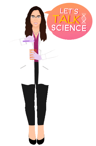 Scientist Sticker by Shalini Goklani