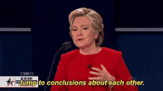 Hillary Clinton Debate GIF by Election 2016