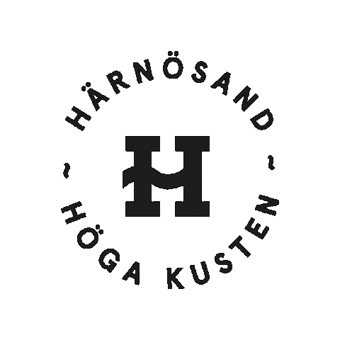 Harnosandskommun härnösand höga kusten high coast Sticker