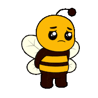 Sad Excuse Me Sticker by Plan Bee Studios