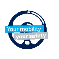 Safety Steering Sticker by Volkswagen Financial Services