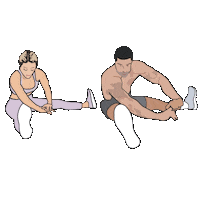 Fitness Yoga Sticker by rrayyme