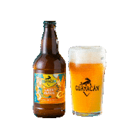 Guayacán Lager Papaya Vaso Sticker by Cerveza Guayacán