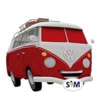 simrededepostos sim mascote kombi simrededepostos Sticker