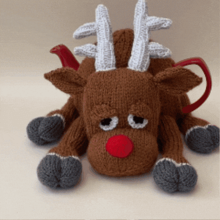 Merry Christmas Reindeer GIF by TeaCosyFolk