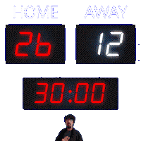 12 Away Sticker