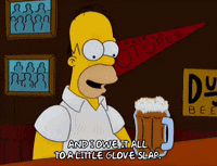 homer simpson beer GIF