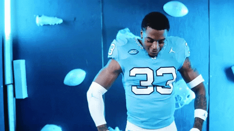 North Carolina Football GIF by UNC Tar Heels