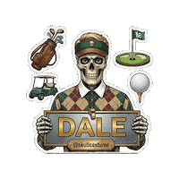 Golf Vamos Sticker