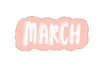Date March Sticker
