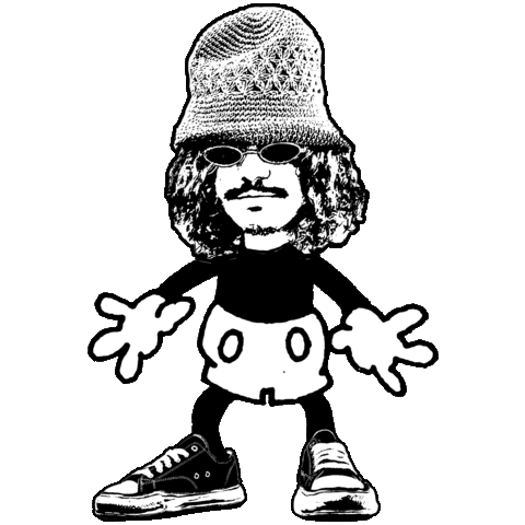 Morethantrash mickey garbage sniff morethantrash Sticker