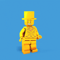 rich man gold GIF by LEGO