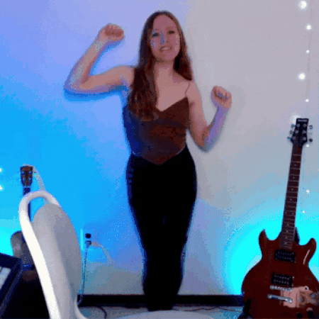 gillianhayek giphygifmaker happy dance party GIF